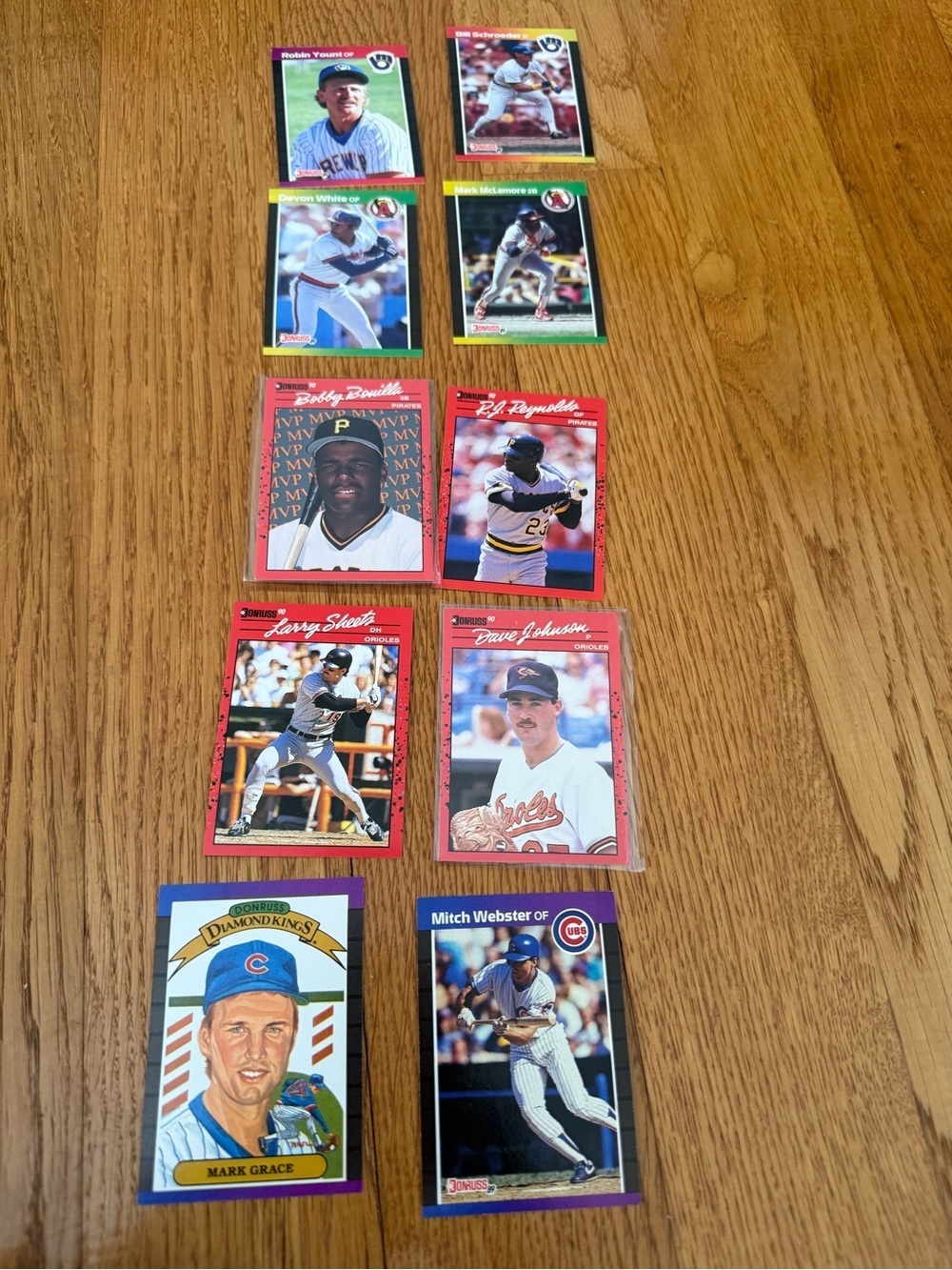 Lot Of MLB Donuss Baseball Cards 1989 1988​​ - Picture 2 of 2